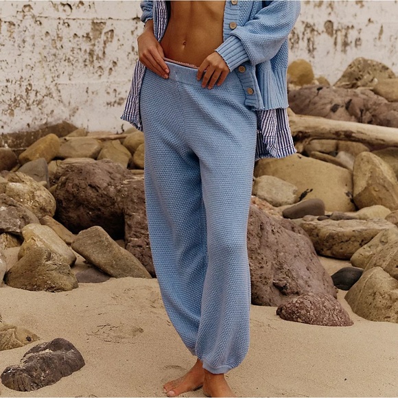 Free People Pants - Free People Beach Hailee Sweater Jogger Pants Womens Size Small